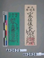 藏品(木柵忠順廟奉保儀大夫令護佑符)的圖片